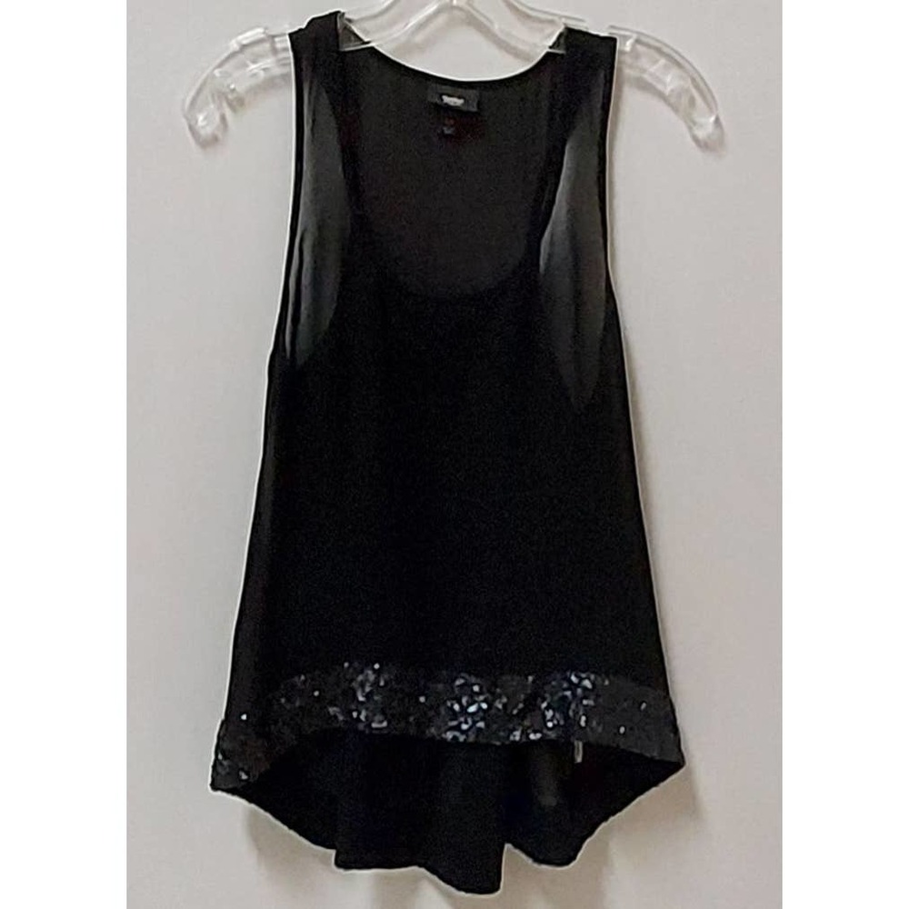 Massimo S/P Sheer Sequin Tank Top